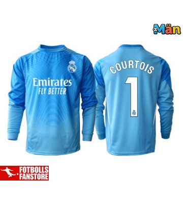 Real Madrid Thibaut Courtois #1 Målvakt Hemmatröja 2025-26 Långärmad